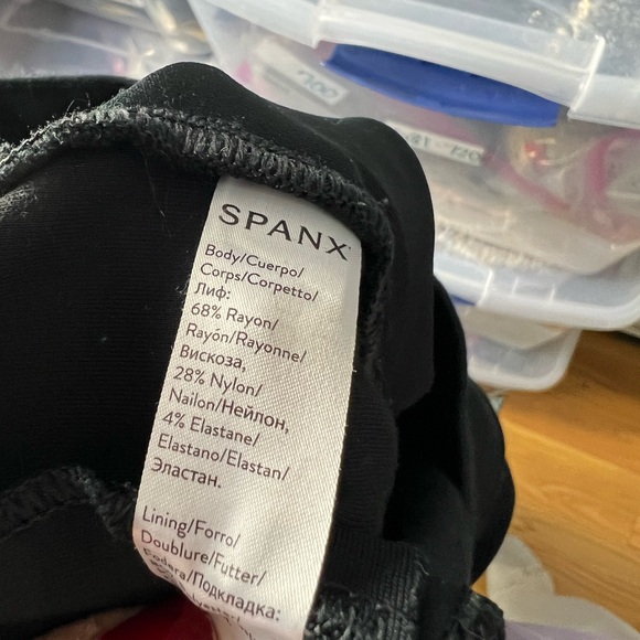 Spanx© BACKSEAM SKINNY PONTE Pants Black Stretch Plus Size 1X 292 - Picture 8 of 9